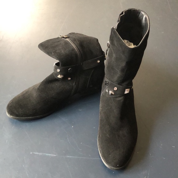 Passaggi Black suede boots - Picture 5 of 9